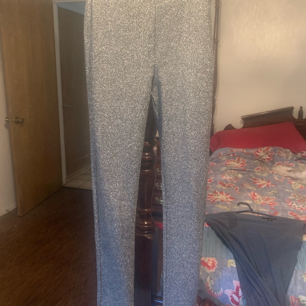 Dividend pants from h&m size 4 silver glitter ! Super cute for the holidays!